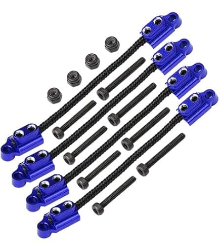 Amazon.com: Aluminum 7075 Upper & Lower Link Bar Set for Losi 1/18