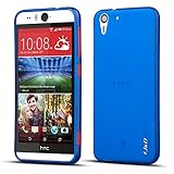HTC Desire Eye Case, J&D [Drop Protection] Desire Eye Case [Slim Cushion] Protective Shock Absorption Jelly Slim Case for HTC Desire Eye (Blue)