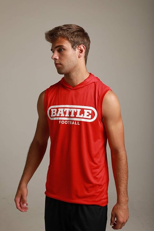 battle sleeveless hoodie