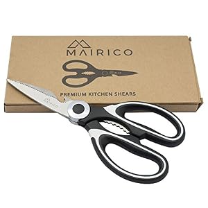Image of MAIRICO Ultra Sharp Premium Heavy Duty Kitchen Shears and Multi Purpose Scissors