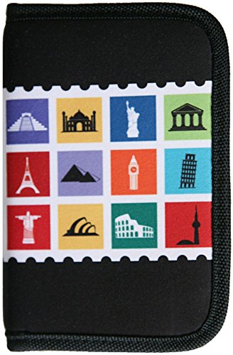 ORB Travel RFID Blocking Zippered Passport Travel Document Wallet Case Cover