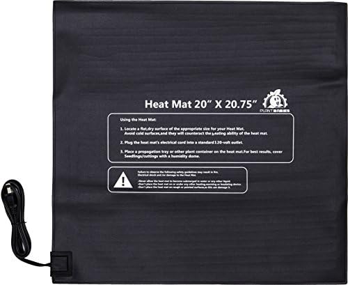 Plant Babies Heating Mat 20X20 Waterproof Indoor Garden Seedling Heat Mat