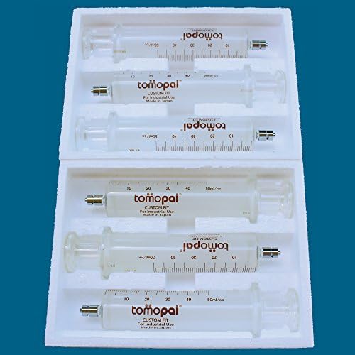 Glass Syringe (Per Pack 6), 50 ml Glass Syringes, 50 ml Tomopal Glass