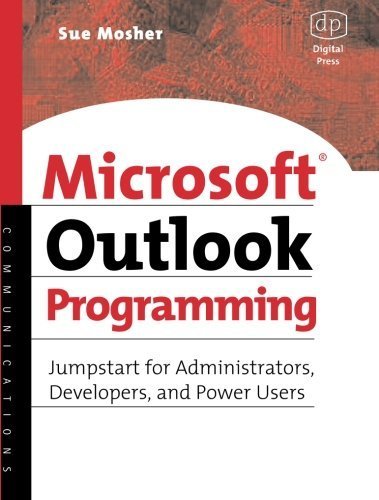 Microsoft Outlook Programming: Jumpstart for Administrators, Developers, and Power Users by Sue Mosher (2002-10-10) by (Paperback Bunko)