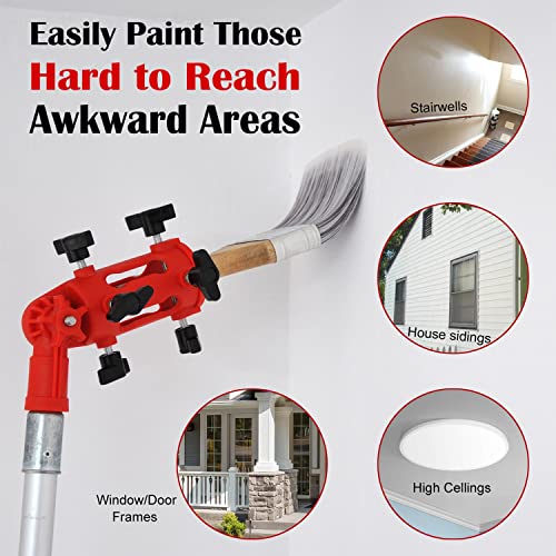 Multi Angle Paint Brush Extender, Paint Edger Tool for High Ceilings
