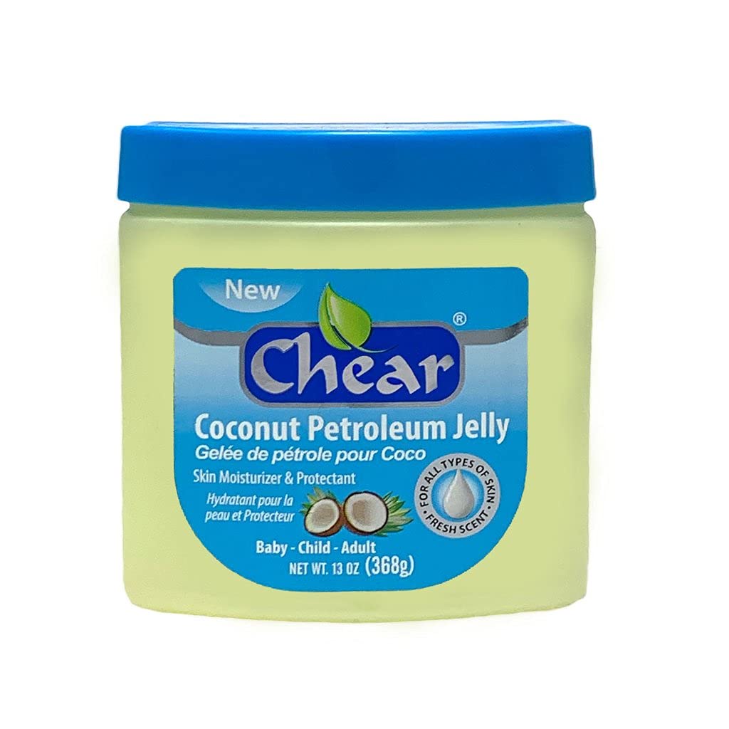 Chear Coconut Petroleum Jelly 368g - Large Family Size - Multi Purpose for baby, child & adult