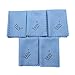 ammoon 5pcs Microfiber Cleaning Polishing Polish Cloth for Musical Instrument Guitar Violin Piano Clarinet Trumpet Sax Universal