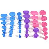 Qiilu 36PCS Super Auto Car Body Paintless Dent Repair Tools PDR Glue Puller Tabs Removal Kits