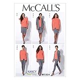 McCall's Patterns M7331 Misses' Jacket, T-Shirt, Pencil Skirt and Leggings, Size E5 (14-16-18-20-22)