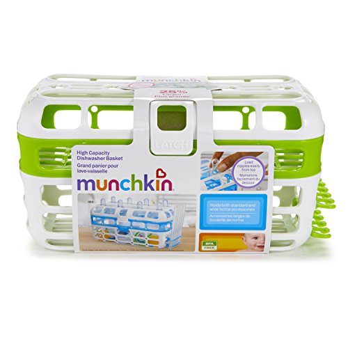 5 Munchkin+Capacity+Dishwasher+Basket+Green