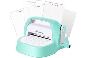 yescuting Die Cutting & Embossing Machine Combo 6” Opening with 4 Cutting Pads for Craft & Arts