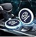 Auto sport 2PCS LED Cup Holder Mat Pad Coaster with USB Rechargeable Interior Decoration Light for Subaru Accessory