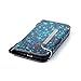 Galaxy S4 Case, Galaxy S4 Wallet Case, Firefish [Kickstand] [Shock Absorbent] Double Protective Case Flip Folio Slim Magnetic Cover with Wrist Strap for Samsung Galaxy S4 i9500-Starry