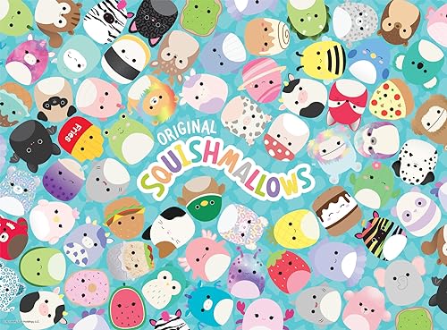 Buffalo Games - Squishmallow - Squishmallow Friends - 1000 Piece Jigsaw Puzzle for Adults Challenging Puzzle Perfect for Game Nights
