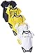 Nautica Baby-Boys Newborn 5 Pack N83 Bodysuit, Assorted, 0-3 Months