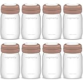 Maymom Wide Neck Breastmilk Collection n Storage Bottle 5.4 oz; Re-markable SureSeal Disc. Fits Spectra S2 Spectra S1 9 Plus.