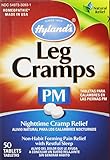 Hyland's Night Time Leg Cramps PM Tablets, Natural Pain Relief with Restful Sleep, 50 Count