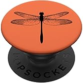 Black Dragonfly Coral PopSockets Adhesive PopGrip
