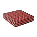 DMI Foam Seat and Wheelchair Cushion with Cover, Supportive Comfort Foam, 4 x 16 x 18 Inch, Plaid