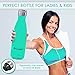 Mini Kids Stainless Steel Vacuum Insulated Water Bottle 12oz | Bonus Removable Carrying Handle | BPA Free Leak Proof | Keep Hot for 12 Hours - Cold for 24 Hours