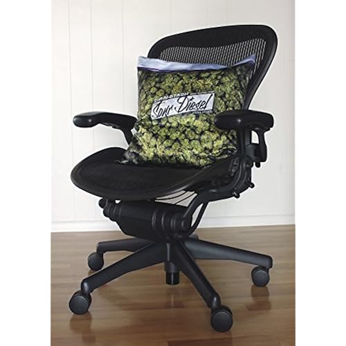 Giant Stash - Baggie of Cannabis Weed Pillowcase Home & Kitchen, Bedding, Decorative Pillows, Inserts & Covers, Pillow Covers
