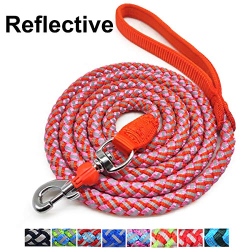 Mycicy Rope Dog Leash 4/6/10 Foot Reflective Dog Leash Mountain