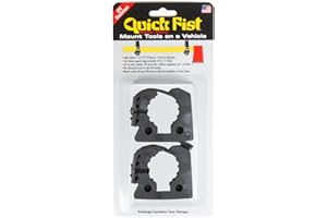 Quick Fist Original Clamp for Mounting Tools and Equipment 1"-2-1/4" Diameter (Pack of 2)