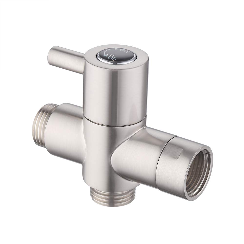 KES BRASS Shower Arm Diverter Valve Bathroom Universal Shower System Component Replacement Part