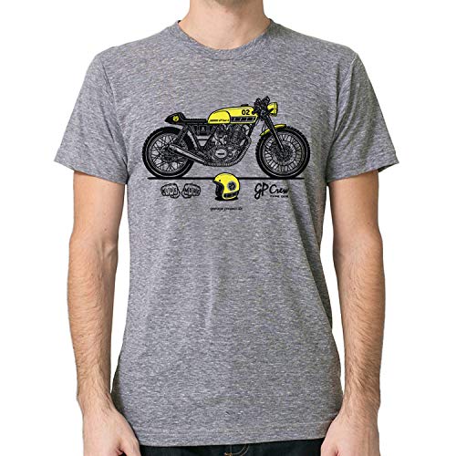 GP Crew 002 - Classic SR400 Cafe Racer T-Shirt