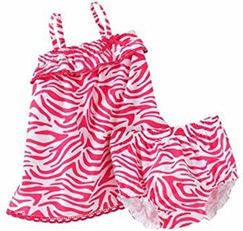 First Moments Baby Girls' Zebra Smocked Sundress and Bloomers 2 Piece Set (3 Months)