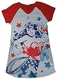 DC Comics Wonder Woman White Nightgown Long Sleep Shirt - L/XL