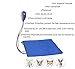 FLYMEI Pet Heating Pad, Dog Cat Electric Heating Pad Waterproof Adjustable Warming Mat with Chew Resistant Cord, Soft Removable Cover, Overheat Protection