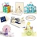 6 Pieces 3D Pop Up Cards, 3D Greeting Cards with Envelopes, Handmade 3D Popup Happy Birthday Cards for Christmas Valentine Birthday Anniversary Wedding Mother's Day Boy Girl Friends Gift (Style A)