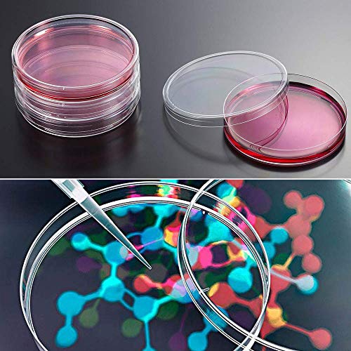 ToToT 10pcs Disposable Plastic Petri Dish 90x15mm with 5 2ml Thickened Plastic Transfer Pipettes for School Science Fair Project and Party - Thumbnail 5