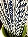 125 Navy and silver Paper Straws - Party DIY, Mason Jars, Baby Shower, Chevron and Polka Dots