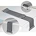 bayite for Fitbit Ionic Bands, Stainless Steel Milanese Loop Metal Replacement Strap with Unique Magnet Lock Accessories for Fitbit Ionic Large Smoke Gray