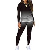 JSVZREU Two Piece Outfits for Women Pants Set Sweatsuit Jogger Sets 2 Piece Outfits Track Suits Lounge Set Long Sleeve