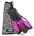 Phantom Aquatics Speed Sport Adjustable Snorkeling Fin, Pink, Small/Medium (Size 4.5 to 8.5)