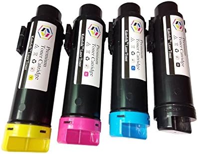 4PK 5,500 & 2,400 Pages Compatible for Xerox Phaser 6510 WorkCentre 6515 High Capacity Toner Cartridge 106R03480/77/78/79 KCMY 4 Colors by KalerFolk