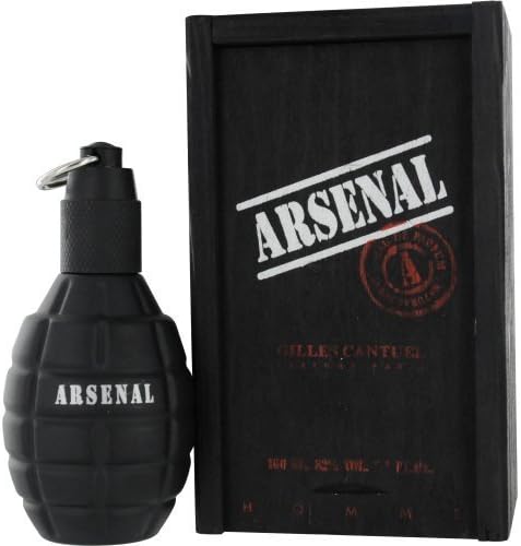 Gilles Cantuel Gilles Cantuel Arsenal Eau De Parfum Spray for Men, Black Cantuel, 3.4 Ounce