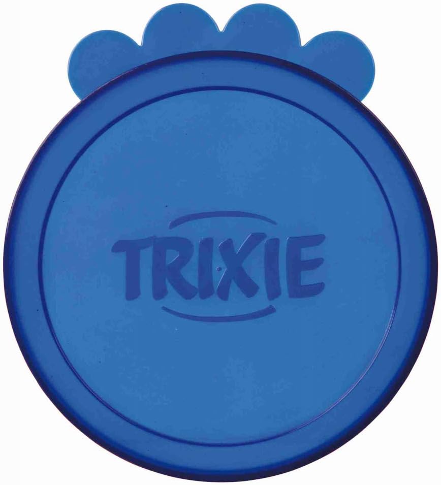 Trixie Lids For Large Tins (1200gram) Diameter 10.6 Centimeter 2 Lids in Pack, Assorted colors, Blue, 8 Count (Pack of 1) - Image 3