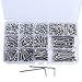 Kangnice 440Pcs M3 A2 Stainless Hex Head Socket Cap Screws Nuts Assortment Kit with Box