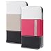 Fosmon CADDY Series Leather Wallet Case for Blackberry Z10 (White, Gray & Black)