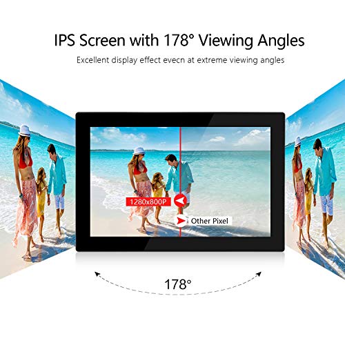 Digital Picture Frame WiFi YENOCK 10.1" Touch Screen 1280 800 Built in