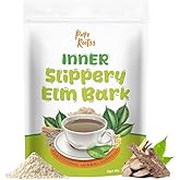 PureRootss Slippery Elm Bark Powder 1lb for Intimate Moisture, Soothing Throat & Coughing, Digestive & Gut Health, Superior Inner Bark Source, Non-GMO, Pet Friendly Natural Herb
