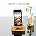 coopsion Wooden Cell Phone Stand, Phone Holder Wooden Sound Amplifier for iPhone 7 7Plus 6 6Plus Samsung and Cell Phone