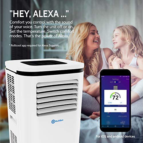 Rollibot ROLLICOOL Portable Air Conditioner w/App & Alexa Voice Control