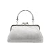 LOVEVOOK Evening Bag Clutch Purse for Wedding with Rhinestones Silver