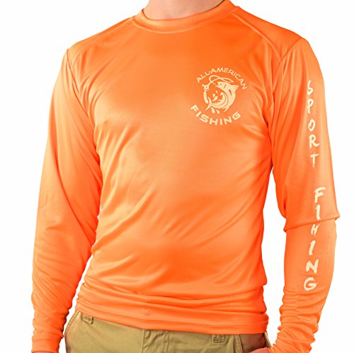 All-American Fishing Ultimate Dri Fit Fishing Shirt UPF 30+ Men's