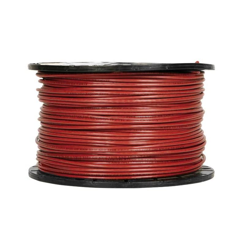 Photo 1 of Paladin #14 AWG Gauge 500' FT Roll Insulated Solid Copper THHN/THWN-2 Building Wire - 600 Volts Residential, Commercial, Industrial UL Listed (Red)
